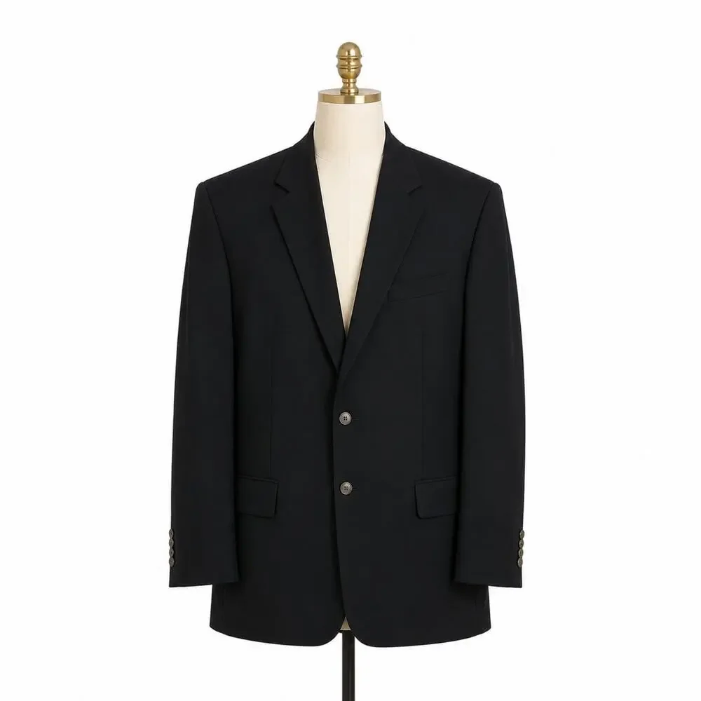 Vintage Christian Dior Monsieur Black Tailored Blazer Approx 42R